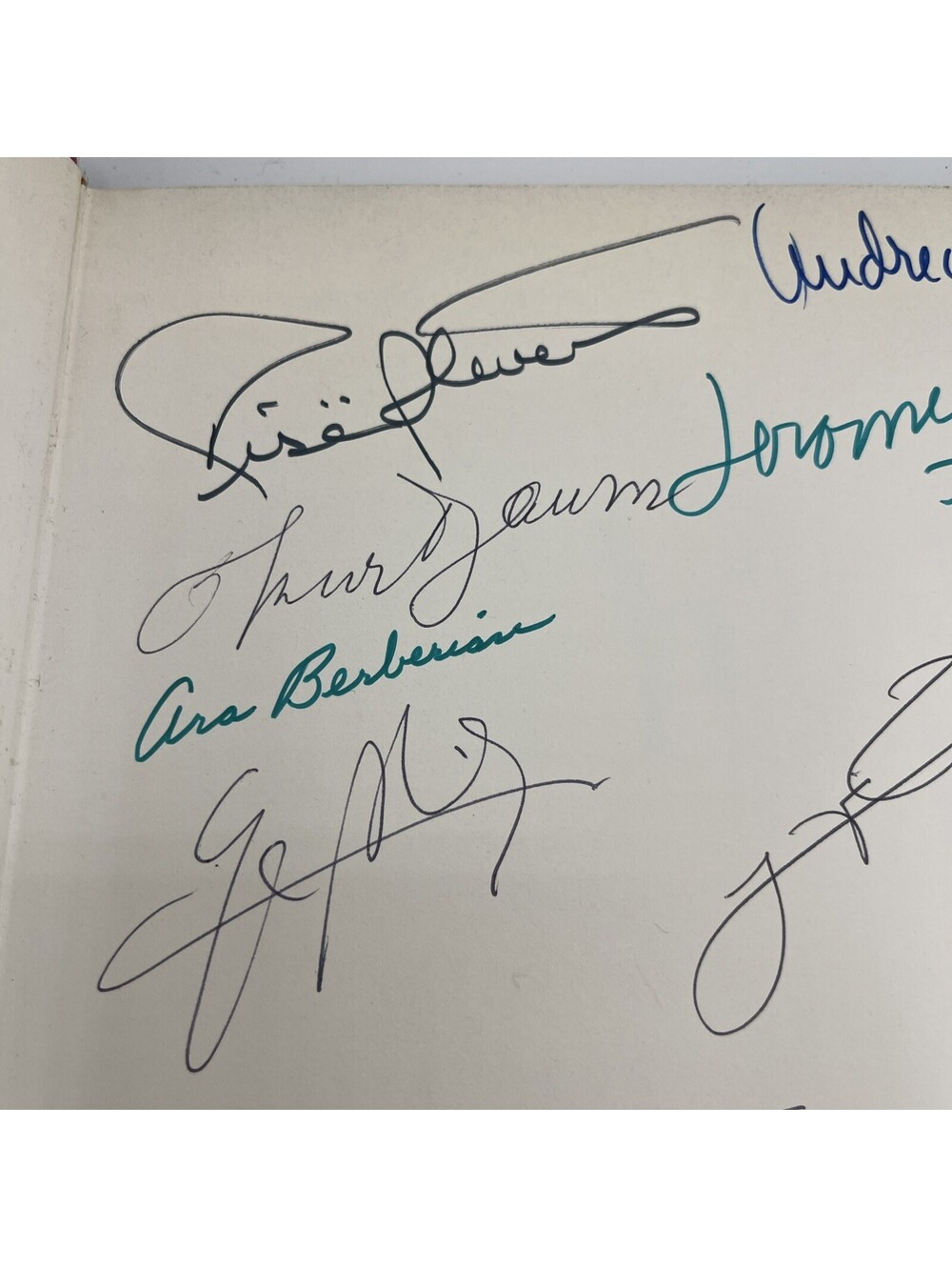 OPERA LEGENDS Multi-Signed Opera People 1982 1st Ed 15+ AUTOGRAPHS Steiner
